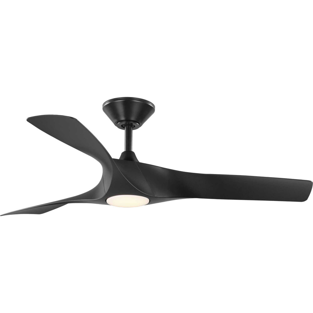 Progress Canada - 52"Ceiling Fan - Ryne - Matte Black- Union Lighting Luminaires Decor