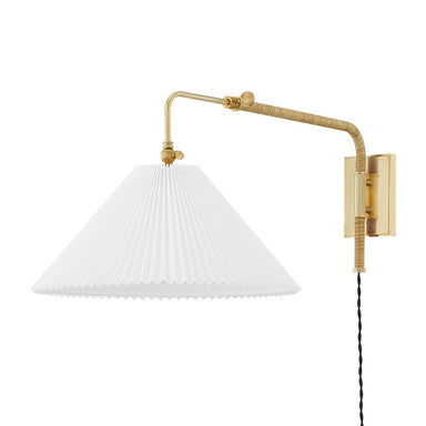Hudson Valley Canada - One Light Wall Sconce - Dorset - Aged Brass- Union Lighting Luminaires Decor