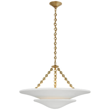 Visual Comfort Signature Canada - LED Chandelier - Mollino - Hand-Rubbed Antique Brass- Union Lighting Luminaires Decor