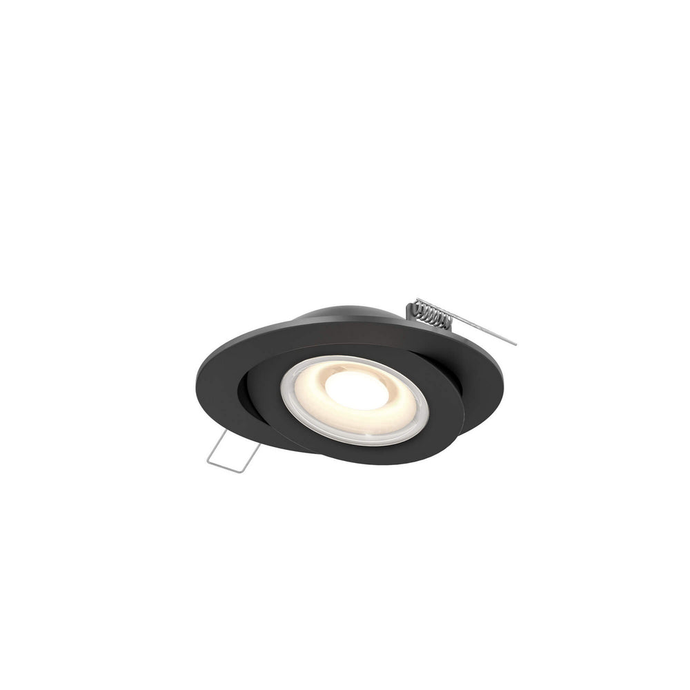 Dals - Recessed LED Gimbal Light - Pivot - Black- Union Lighting Luminaires Decor