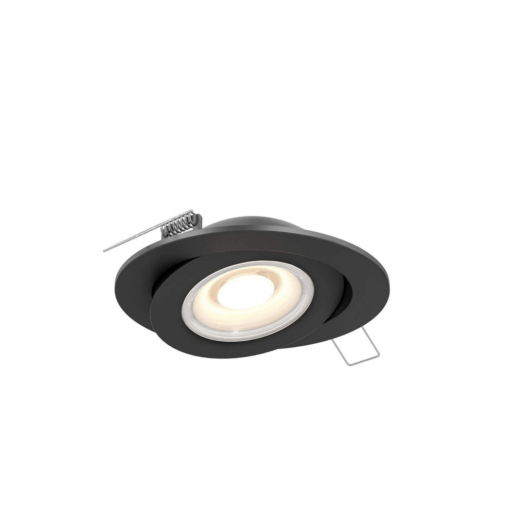 Dals - Recessed LED Gimbal Light - Pivot - Black- Union Lighting Luminaires Decor