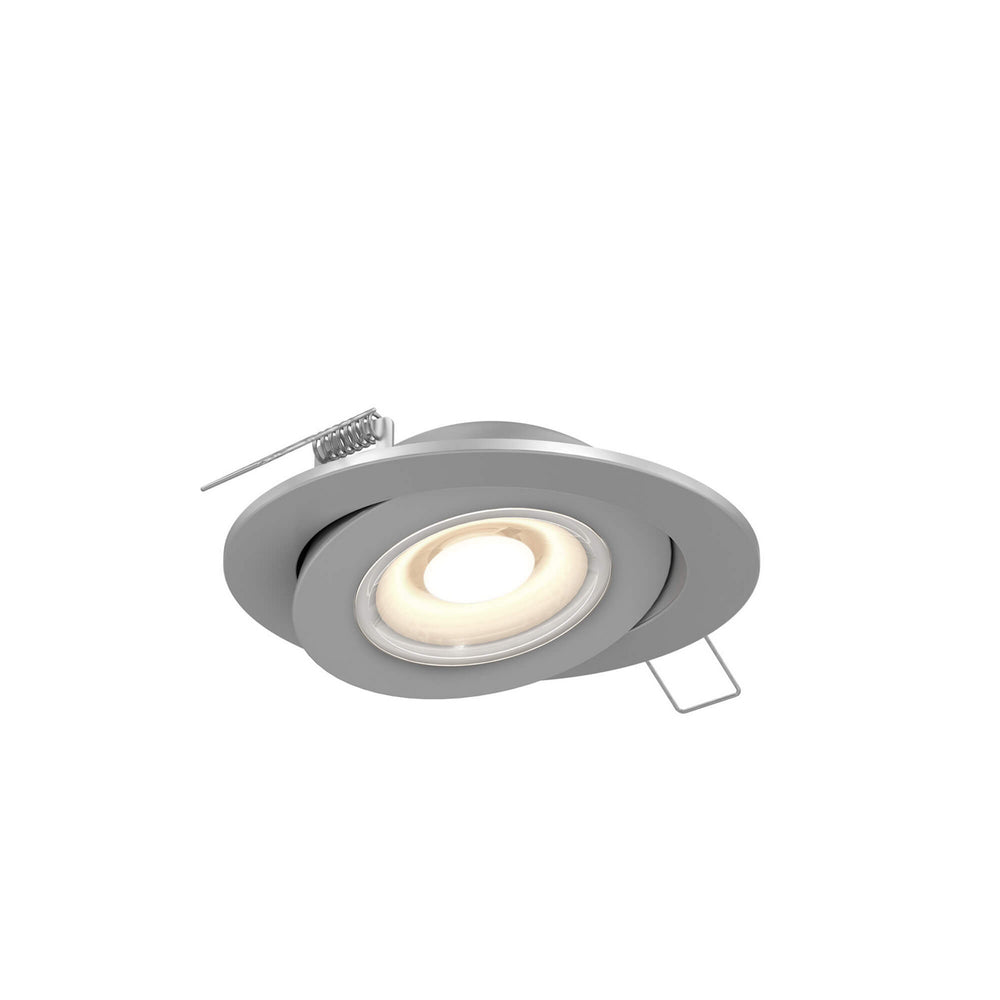 Dals - Recessed LED Gimbal Light - Pivot - Satin Nickel- Union Lighting Luminaires Decor