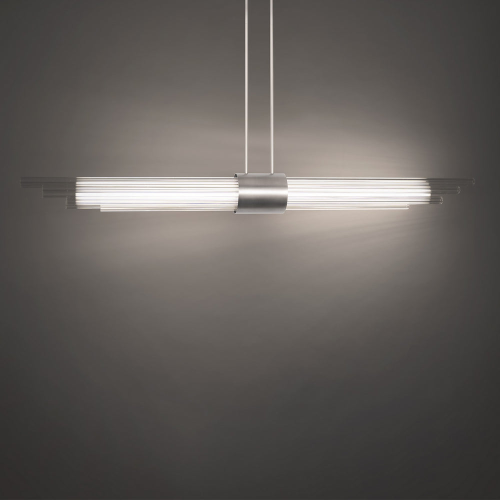 Modern Forms Canada - LED Linear Pendant - Luzerne - Brushed Nickel- Union Lighting Luminaires Decor