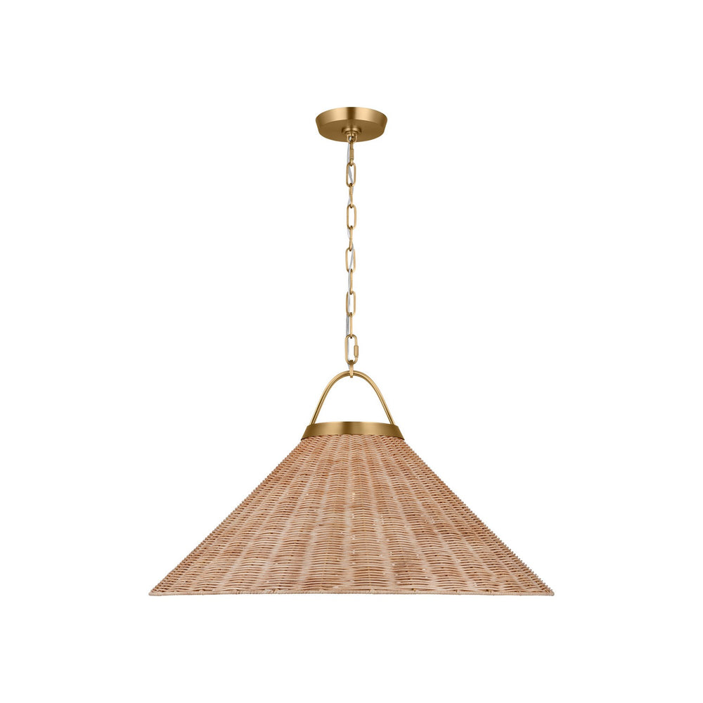 Visual Comfort Studio Canada - One Light Pendant - Whitby - Burnished Brass- Union Lighting Luminaires Decor