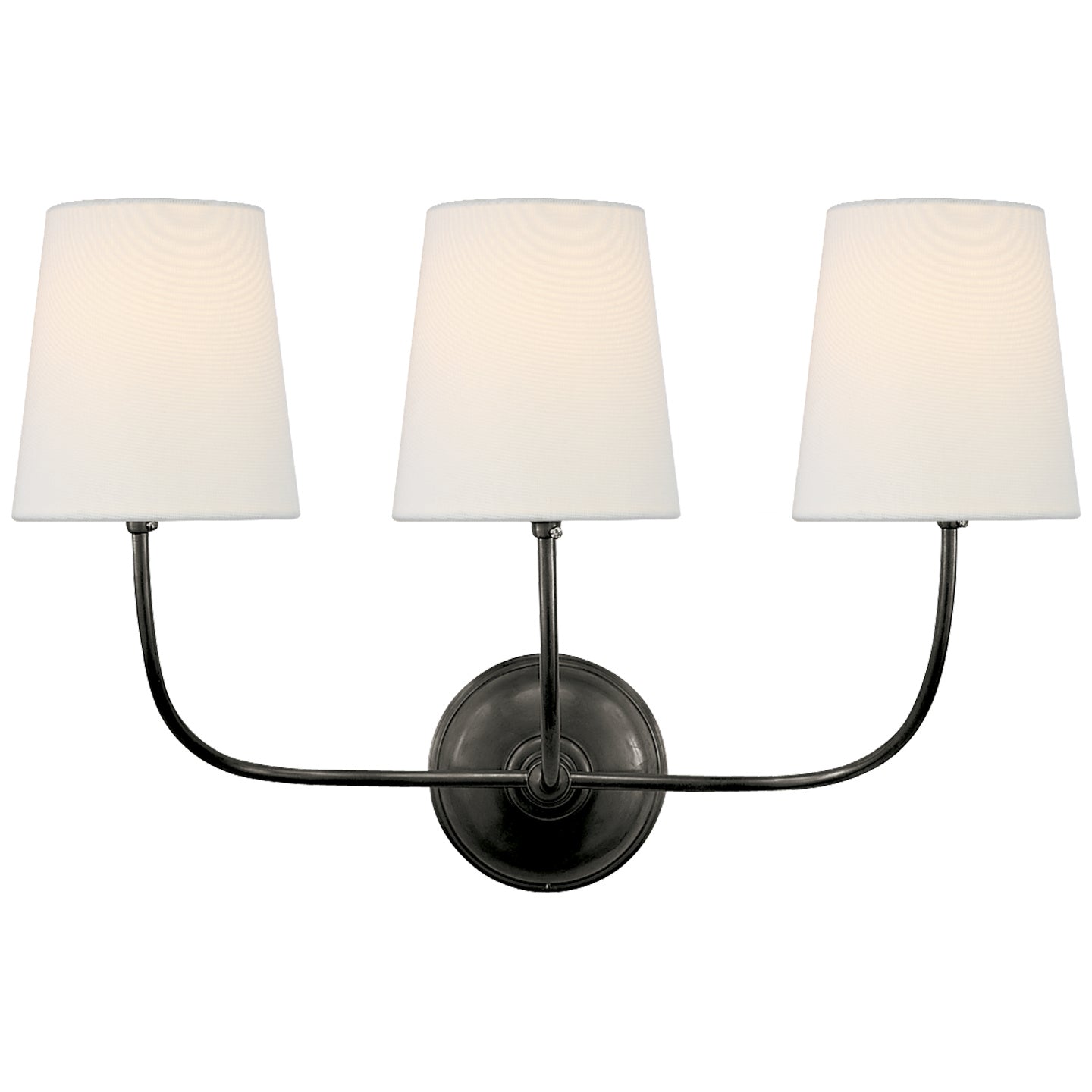Visual Comfort Signature Canada - Three Light Wall Sconce - Vendome - Bronze- Union Lighting Luminaires Decor