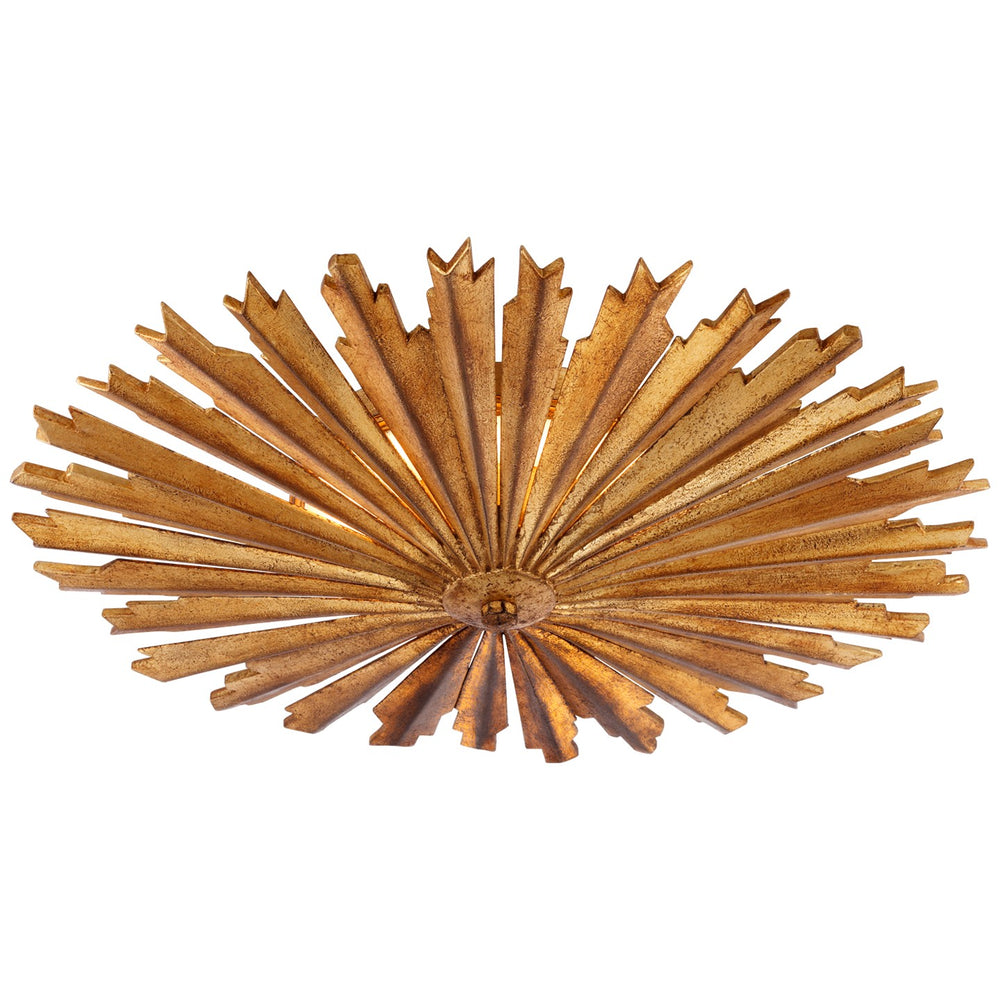 Visual Comfort Signature Canada - LED Flush Mount - Claymore - Gilded Iron- Union Lighting Luminaires Decor