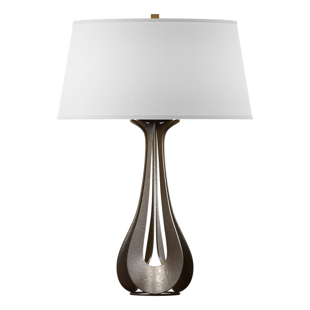 Hubbardton Forge - One Light Table Lamp - Lino - Bronze- Union Lighting Luminaires Decor