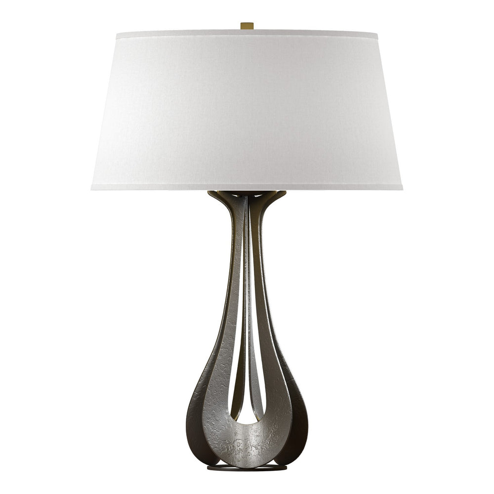 Hubbardton Forge - One Light Table Lamp - Lino - Dark Smoke- Union Lighting Luminaires Decor