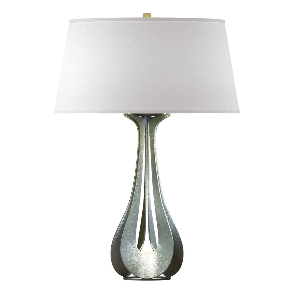 Hubbardton Forge - One Light Table Lamp - Lino - Vintage Platinum- Union Lighting Luminaires Decor