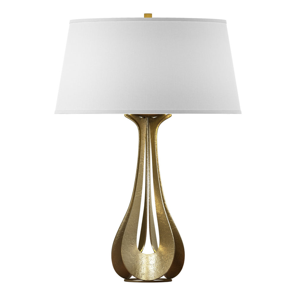 Hubbardton Forge - One Light Table Lamp - Lino - Modern Brass- Union Lighting Luminaires Decor