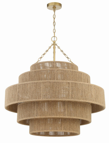 Crystorama - 20 Light Chandelier - Shyla - Soft Gold- Union Lighting Luminaires Decor