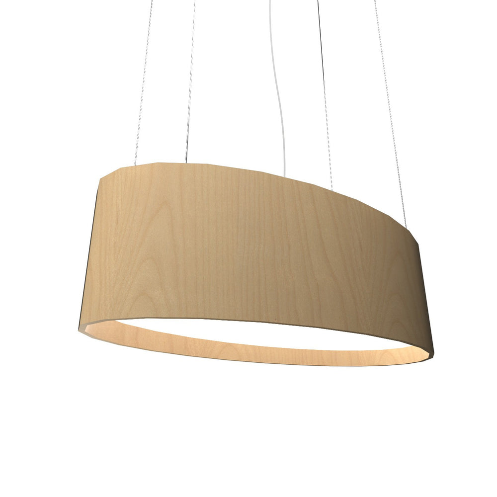 Accord Lighting - LED Pendant - Oval - Maple- Union Lighting Luminaires Decor