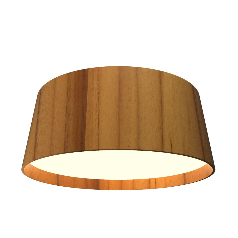 Accord Lighting - LED Ceiling Mount - Conical - Teak- Union Lighting Luminaires Decor
