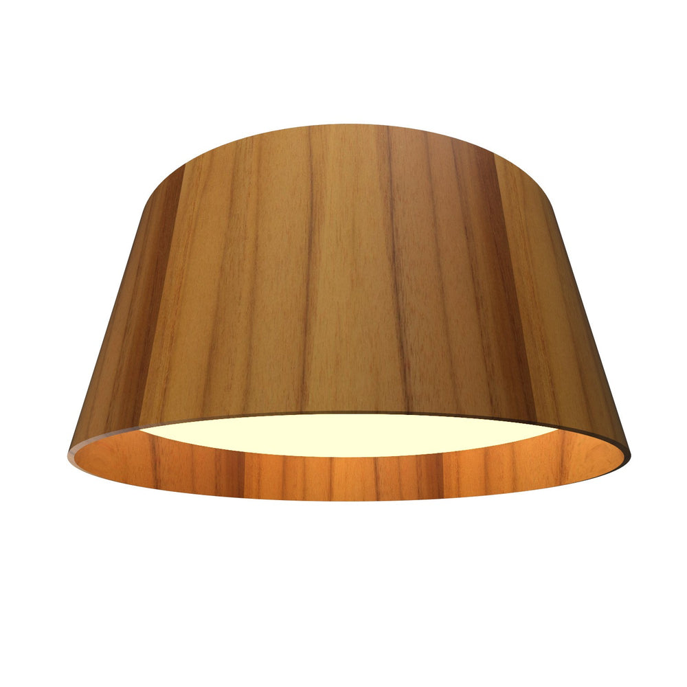 Accord Lighting - LED Ceiling Mount - Conical - Teak- Union Lighting Luminaires Decor