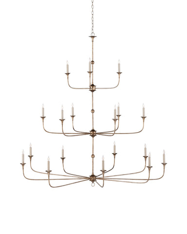 Currey and Company - 18 Light Chandelier - Nottaway Collection - Pyrite Bronze- Union Lighting Luminaires Decor