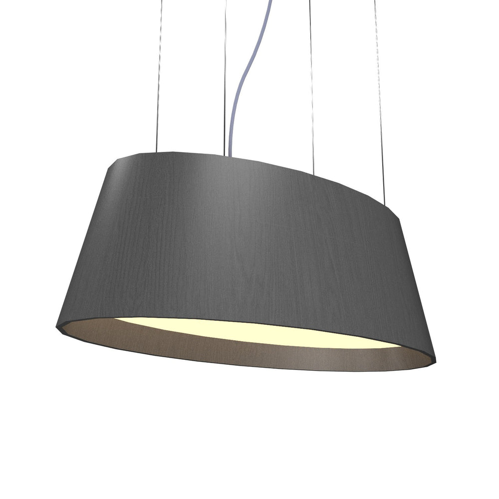 Accord Lighting - LED Pendant - Oval - Organic Grey- Union Lighting Luminaires Decor