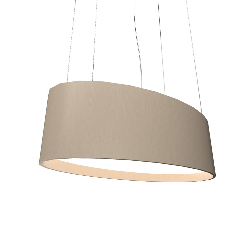 Accord Lighting - LED Pendant - Oval - Organic Cappuccino- Union Lighting Luminaires Decor