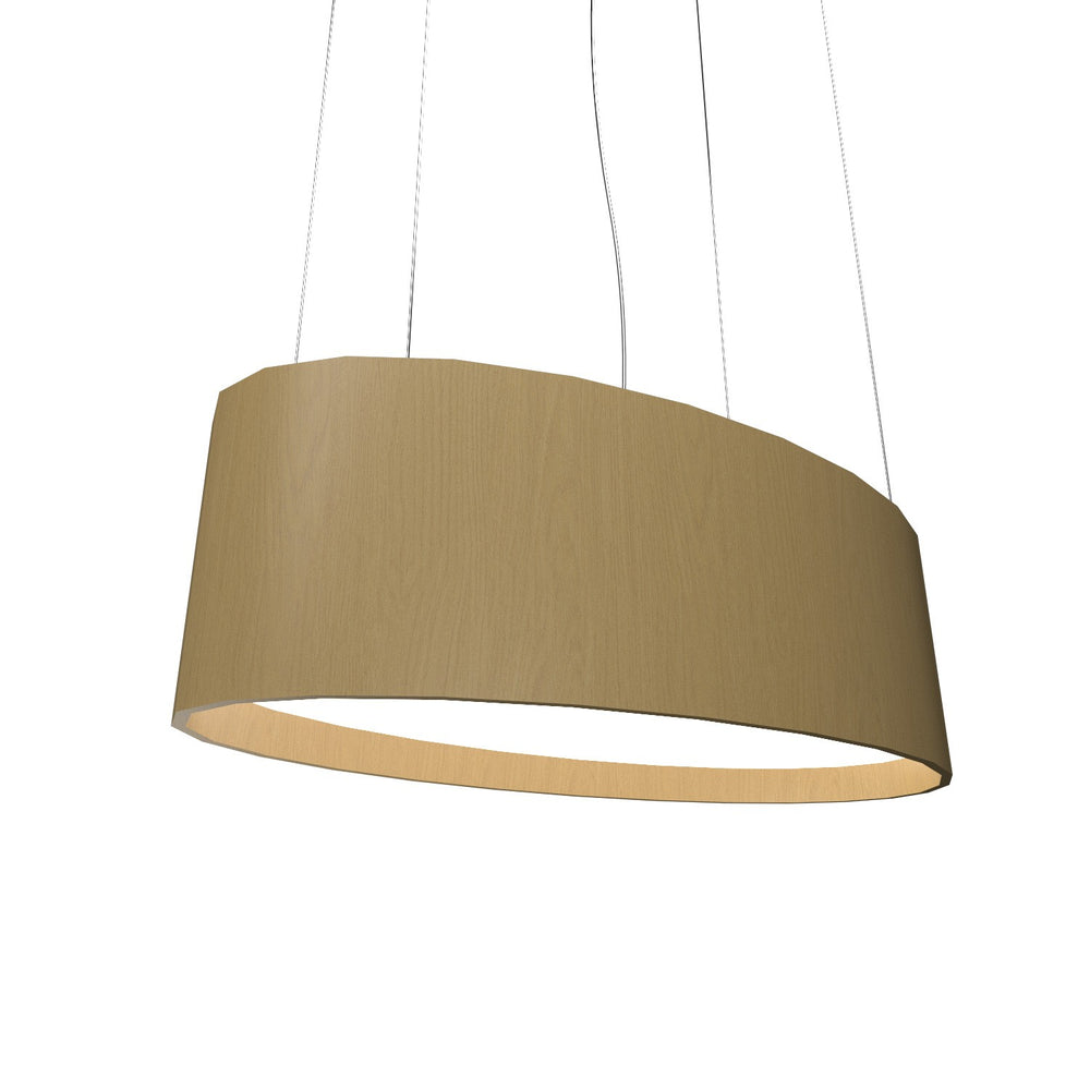 Accord Lighting - LED Pendant - Oval - Organic Gold- Union Lighting Luminaires Decor