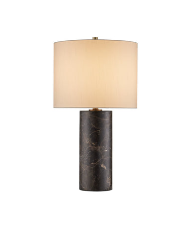 Currey and Company - One Light Table Lamp - Vespera Collection - Coffee Brown / Antique Brass- Union Lighting Luminaires Decor