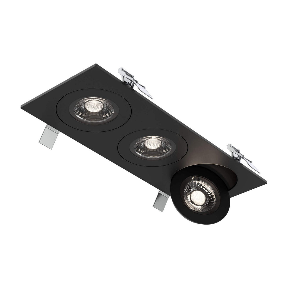Dals - Triple Gimbal Downlight - Pivot - Black- Union Lighting Luminaires Decor