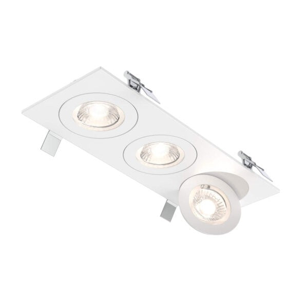 Dals - Triple Gimbal Downlight - Pivot - White- Union Lighting Luminaires Decor
