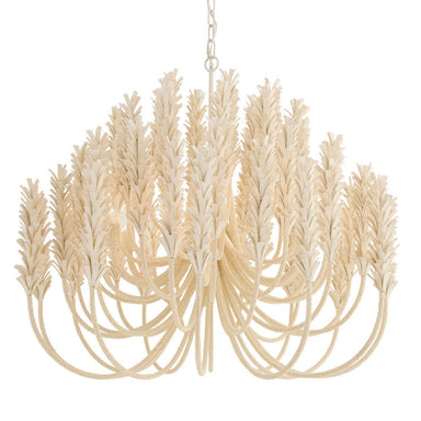 Arteriors - Six Light Chandelier - Kaia - Ivory- Union Lighting Luminaires Decor