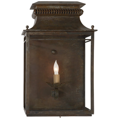 Visual Comfort Signature Canada - One Light Wall Sconce - Flea Market Lantern - Antique Zinc- Union Lighting Luminaires Decor