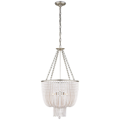 Visual Comfort Signature Canada - Four Light Chandelier - Jacqueline - Burnished Silver Leaf- Union Lighting Luminaires Decor