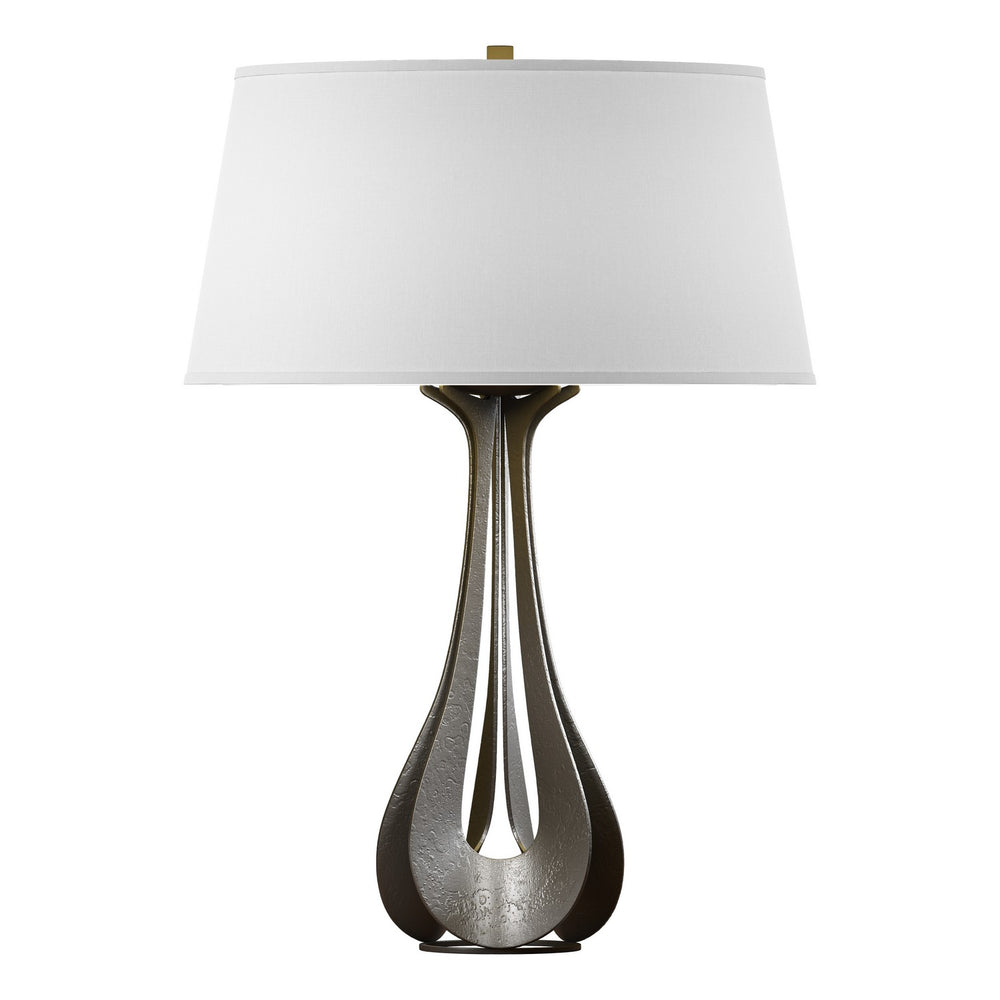 Hubbardton Forge - One Light Table Lamp - Lino - Dark Smoke- Union Lighting Luminaires Decor