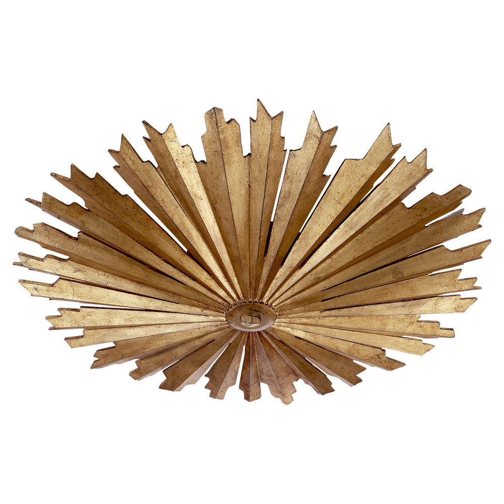 Visual Comfort Signature Canada - LED Flush Mount - Claymore - Gilded Iron- Union Lighting Luminaires Decor