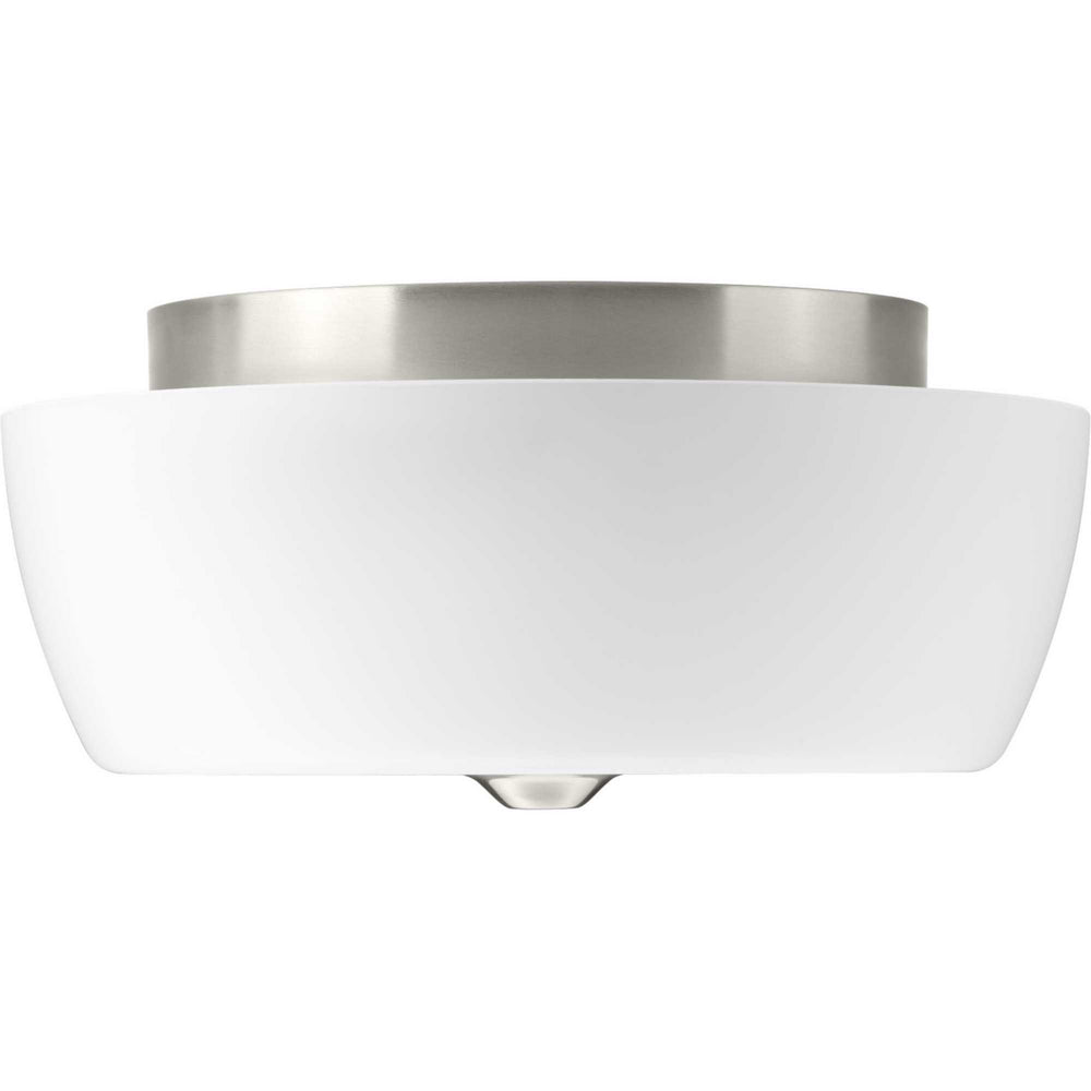 Progress Canada - Two Light Flush Mount - Leap - Brushed Nickel- Union Lighting Luminaires Decor