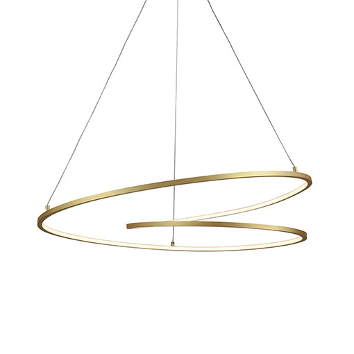 Kuzco Canada - LED Pendant - Twist - Antique Brass- Union Lighting Luminaires Decor
