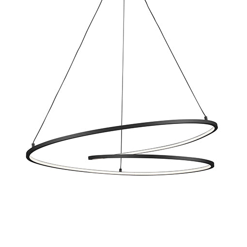 Kuzco Canada - LED Pendant - Twist - Black- Union Lighting Luminaires Decor