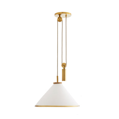 Arteriors - One Light Pendant - Norfolk - White- Union Lighting Luminaires Decor