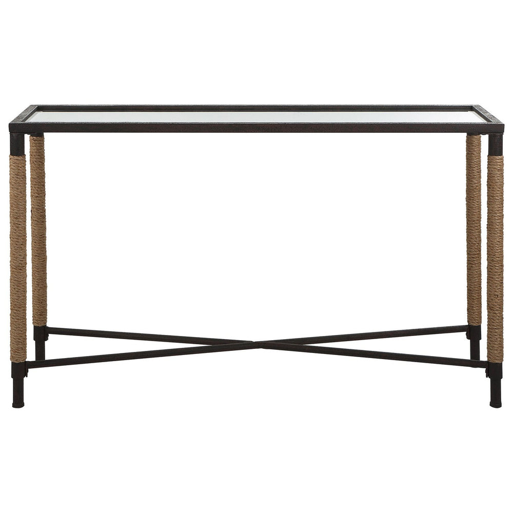 Uttermost - Console Table - Braddock - Rustic Iron- Union Lighting Luminaires Decor