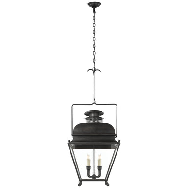 Visual Comfort Signature Canada - Four Light Lantern - Holborn - Aged Iron- Union Lighting Luminaires Decor