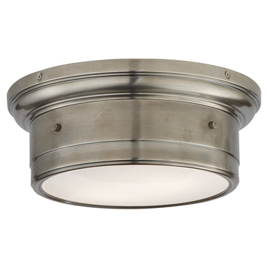 Visual Comfort Signature Canada - Two Light Flush Mount - Siena2 - Antique Nickel- Union Lighting Luminaires Decor