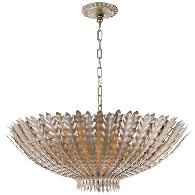 Visual Comfort Signature Canada - Six Light Chandelier - Hampton - Burnished Silver Leaf- Union Lighting Luminaires Decor