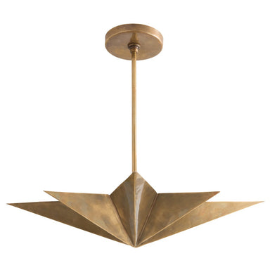 Arteriors - Four Light Pendant - Rex - Antique Brass- Union Lighting Luminaires Decor