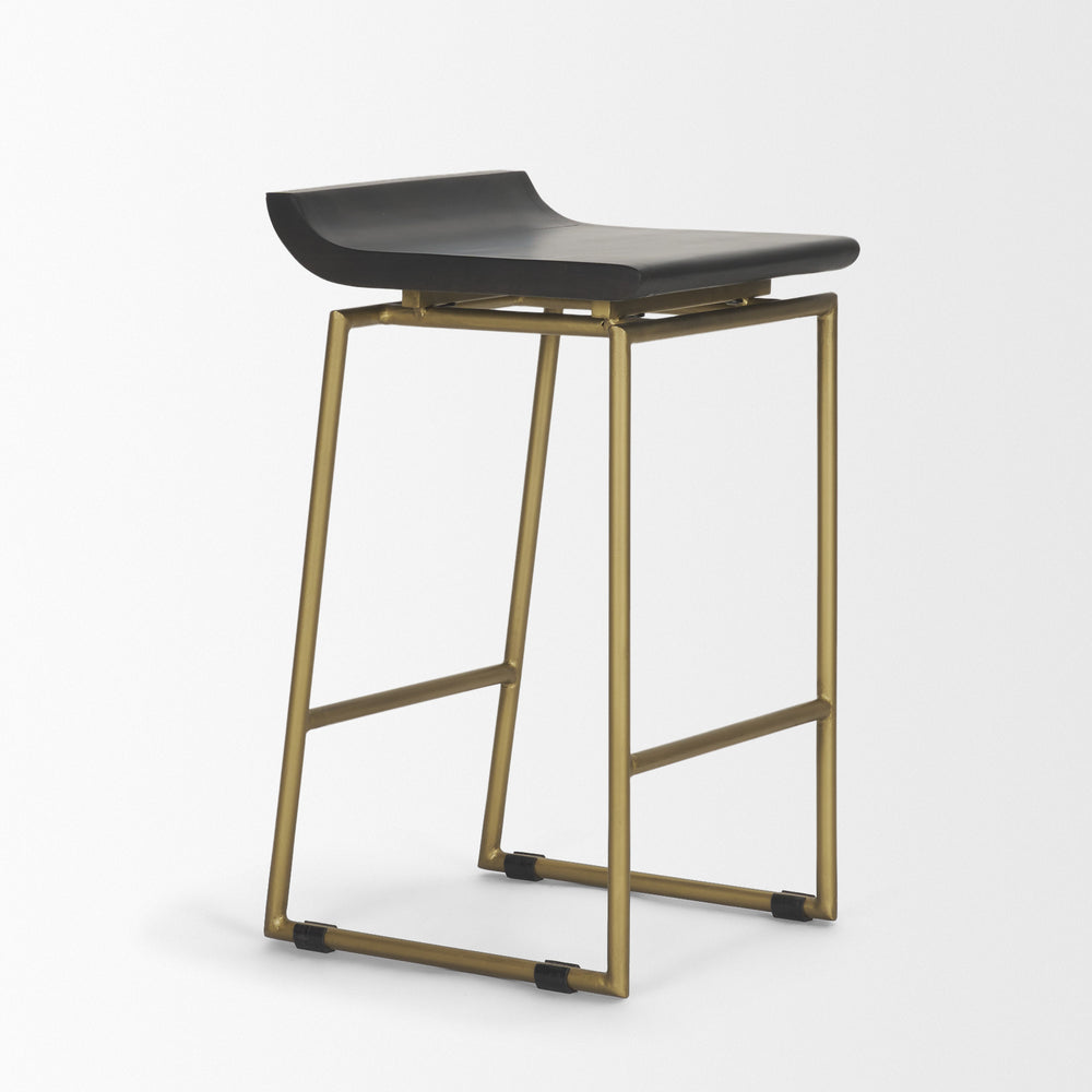 Givens Wood Seat Stool