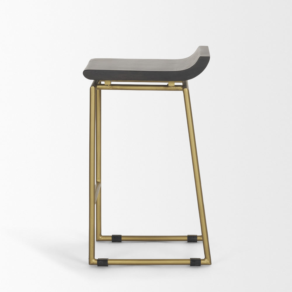 Givens Wood Seat Stool