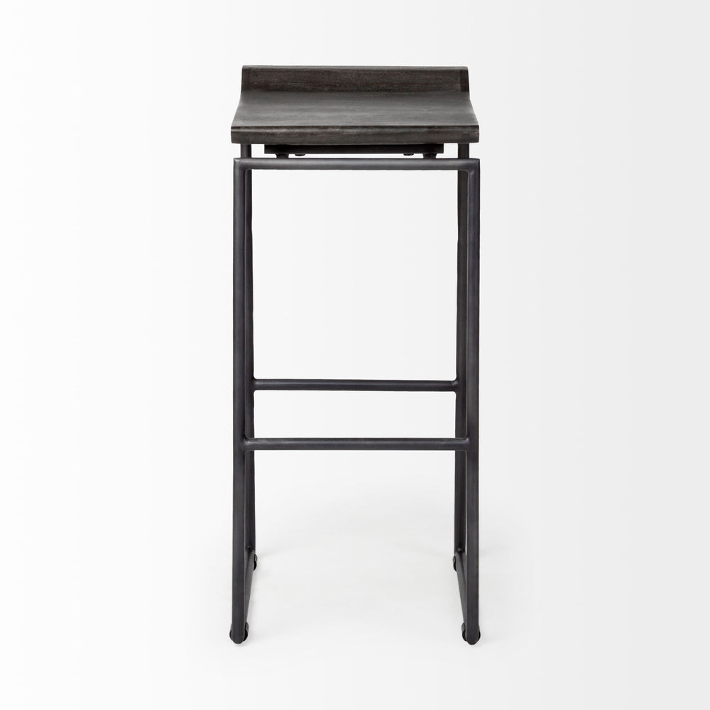 Givens Wood Seat Stool