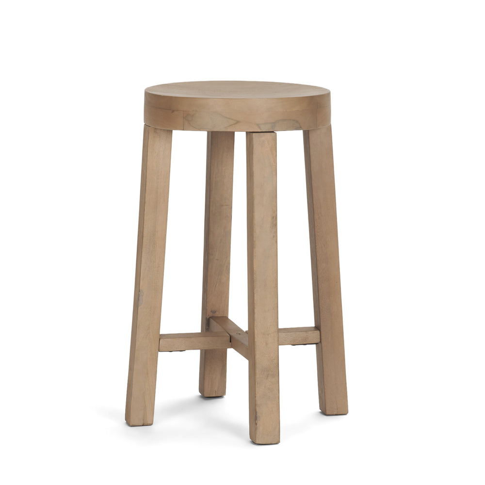 Brahma Wood Seat Bar/Counter Stool