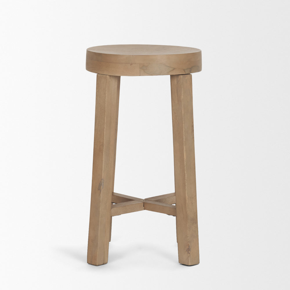 Brahma Wood Seat Bar/Counter Stool