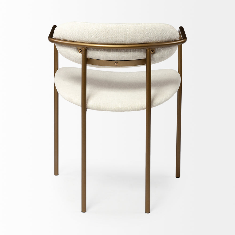Fauteuil de salle à manger en tissu Parker