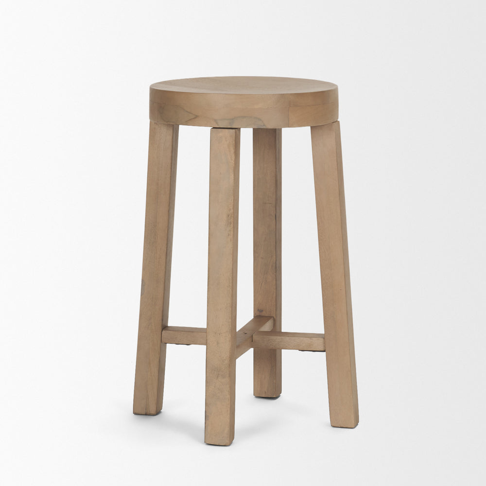 Brahma Wood Seat Bar/Counter Stool