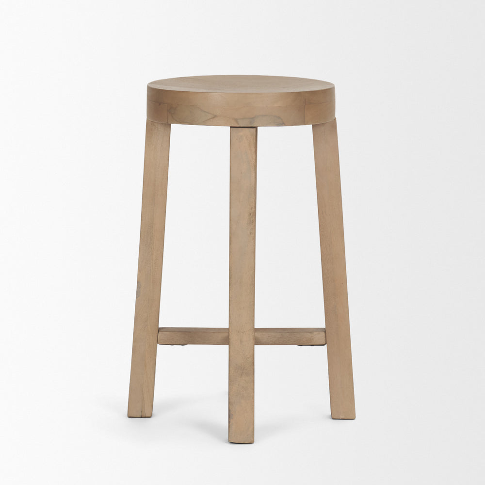 Brahma Wood Seat Bar/Counter Stool