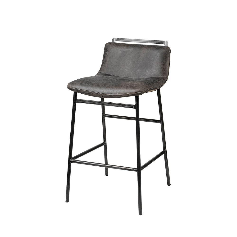 Tabouret de bar/comptoir en cuir Kavalan