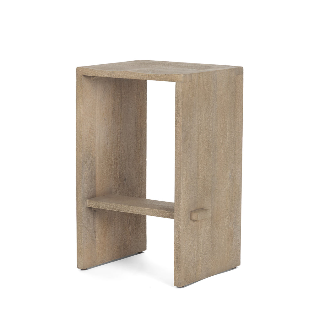 Aida Wood Seat Stool