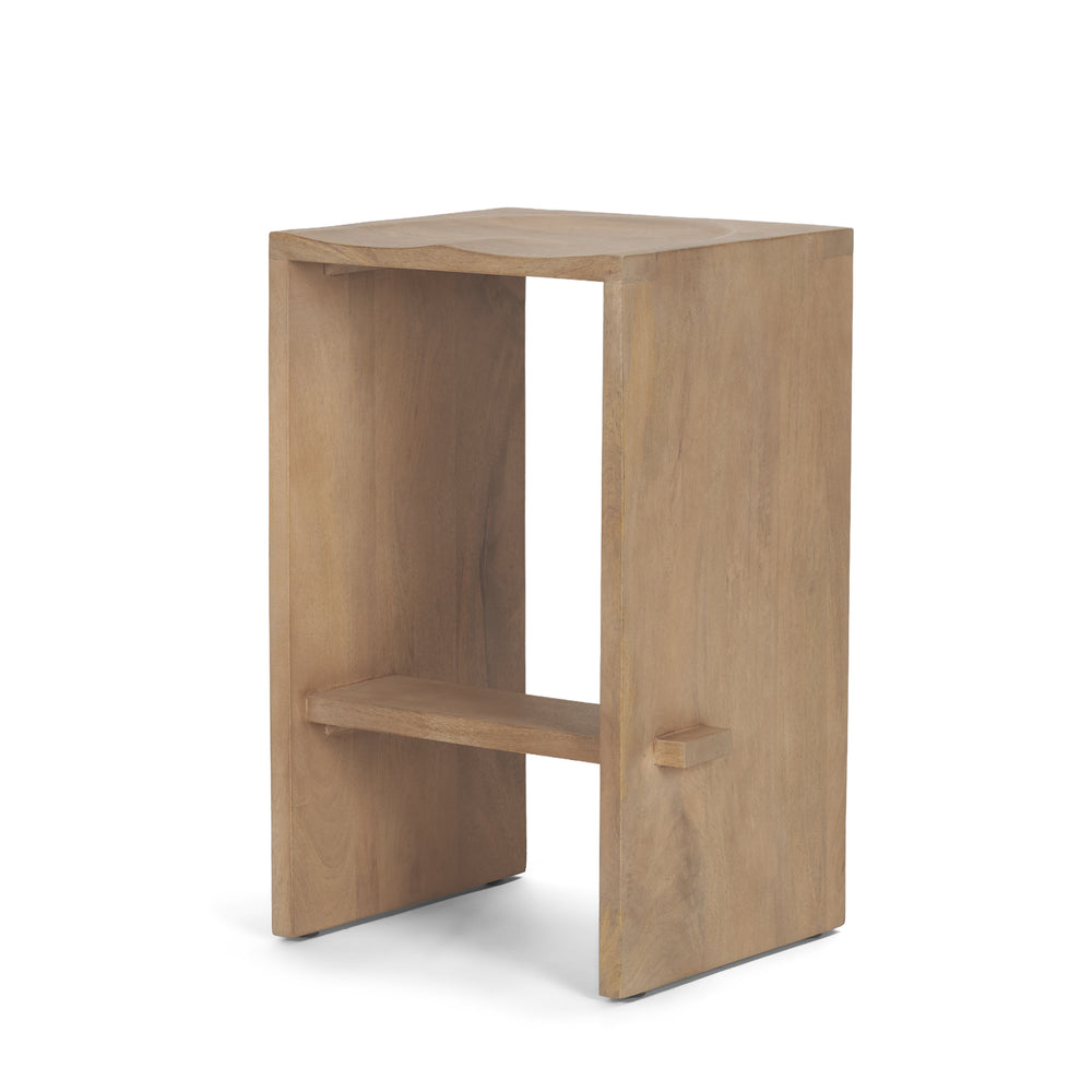 Aida Wood Seat Stool